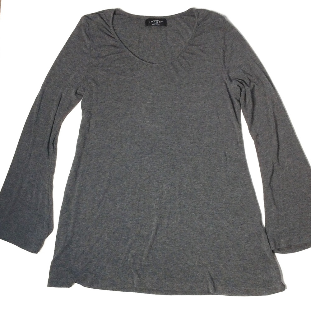 MADE BY JOHNNY Grey Loose Fit Tunic/Top